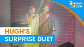 Hugh Jackman surprises with Sutton Foster duet | The Morning Show