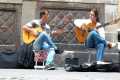 Flamenco Guitar. Barcelona street