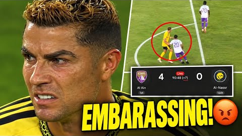 😡 Ronaldo LOST IT as Al Nassr Were Demolished 4-0 by Al Ain 😳⚽
