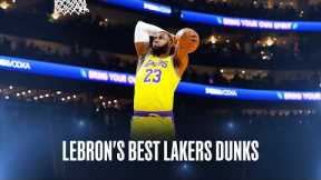 LeBron James' Best Dunks with the Lakers 👑 | Ultimate Lakers Dunk Compilation