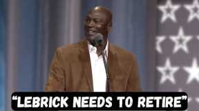 Michael Jordan REACTS to LeBron James BRICKING shots in Offseason Open Run 