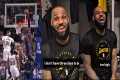 LeBron James FUNNY reaction to his